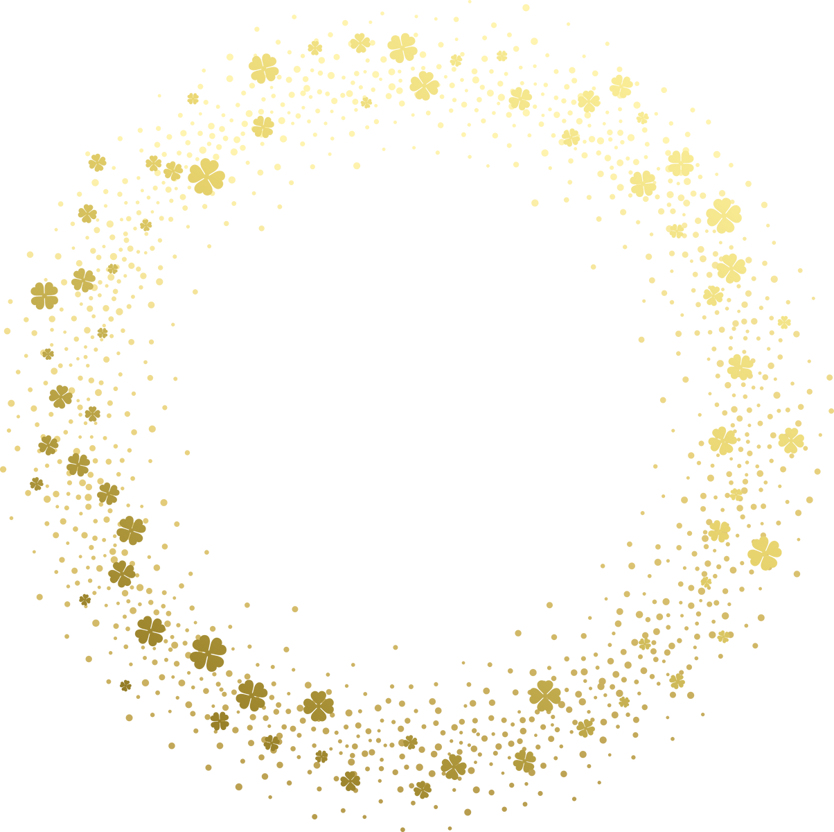 Gold Clover Background